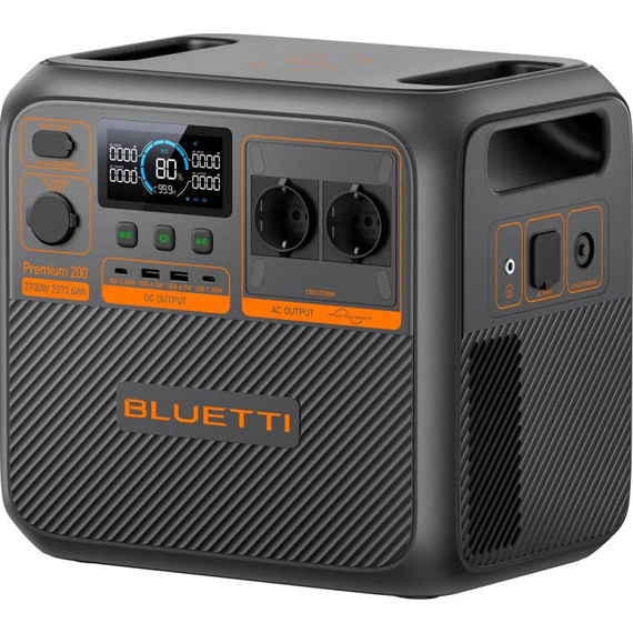 Зарядная станция Bluetti Premium 200 V2, 2700 Вт, 2073 Вт*ч (электростанция для дома, UPS, ИБП) EUЗарядная станция Bluetti Premium 200 V2, 2700 Вт, 2073 Вт*ч (электростанция для дома, UPS, ИБП) EU[image_num]