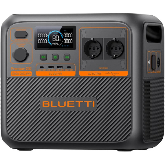 Зарядная станция Bluetti Premium 200 V2, 2700 Вт, 2073 Вт*ч (электростанция для дома, UPS, ИБП) EUЗарядная станция Bluetti Premium 200 V2, 2700 Вт, 2073 Вт*ч (электростанция для дома, UPS, ИБП) EU[image_num]