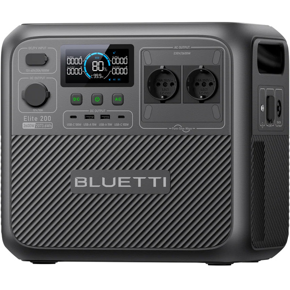 Зарядная станция Bluetti Elite 200 V2, 2600 Вт, 2073 Вт*ч (электростанция для дома, UPS, ИБП) EUЗарядная станция Bluetti Elite 200 V2, 2600 Вт, 2073 Вт*ч (электростанция для дома, UPS, ИБП) EU[image_num]