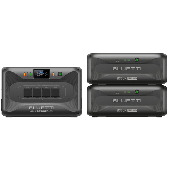 Зарядна станція Bluetti Apex 300 + 2xB300K, 3840 Вт, 8294 Вт*годЗарядна станція Bluetti Apex 300 + 2xB300K, 3840 Вт, 8294 Вт*год[image_num]
