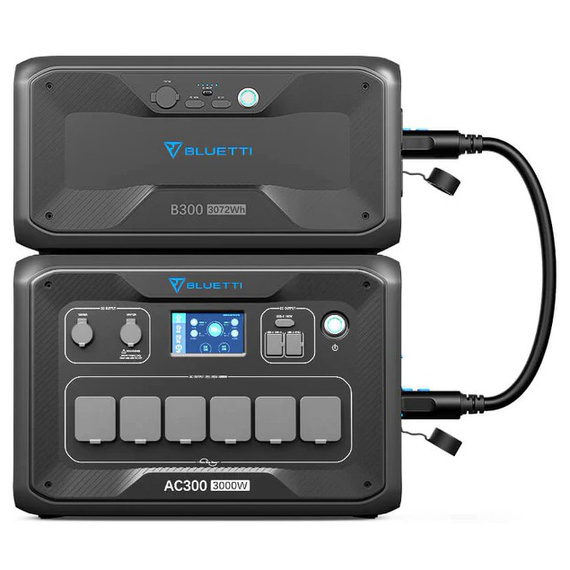 Зарядная станция Bluetti AC300+2хB300, 3000 Вт, 6144 Вт*ч (электростанция для дома, ИБП, UPS)Зарядная станция Bluetti AC300+2хB300, 3000 Вт, 6144 Вт*ч (электростанция для дома, ИБП, UPS)[image_num]
