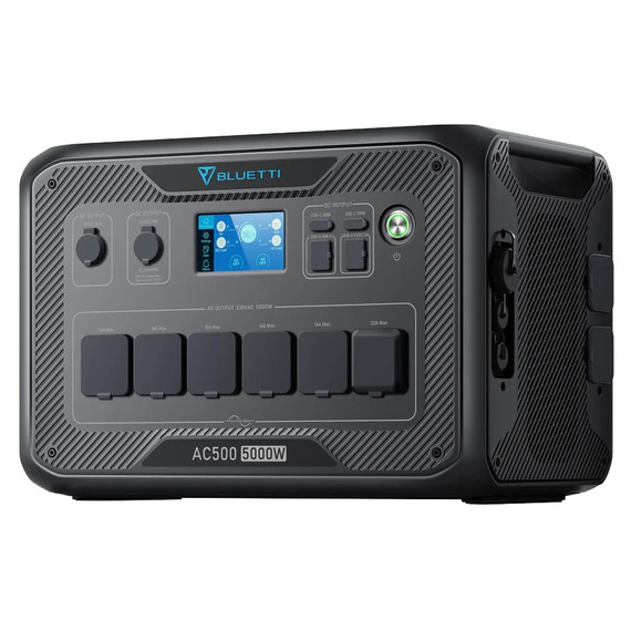 Зарядная станция Bluetti AC500+B300S, 5000 Вт, 3072 Вт/ч (электростанция для дома, ИБП, UPS)Зарядная станция Bluetti AC500+B300S, 5000 Вт, 3072 Вт/ч (электростанция для дома, ИБП, UPS)[image_num]